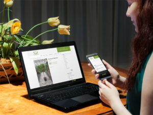 Wheatley Farm website on a laptop