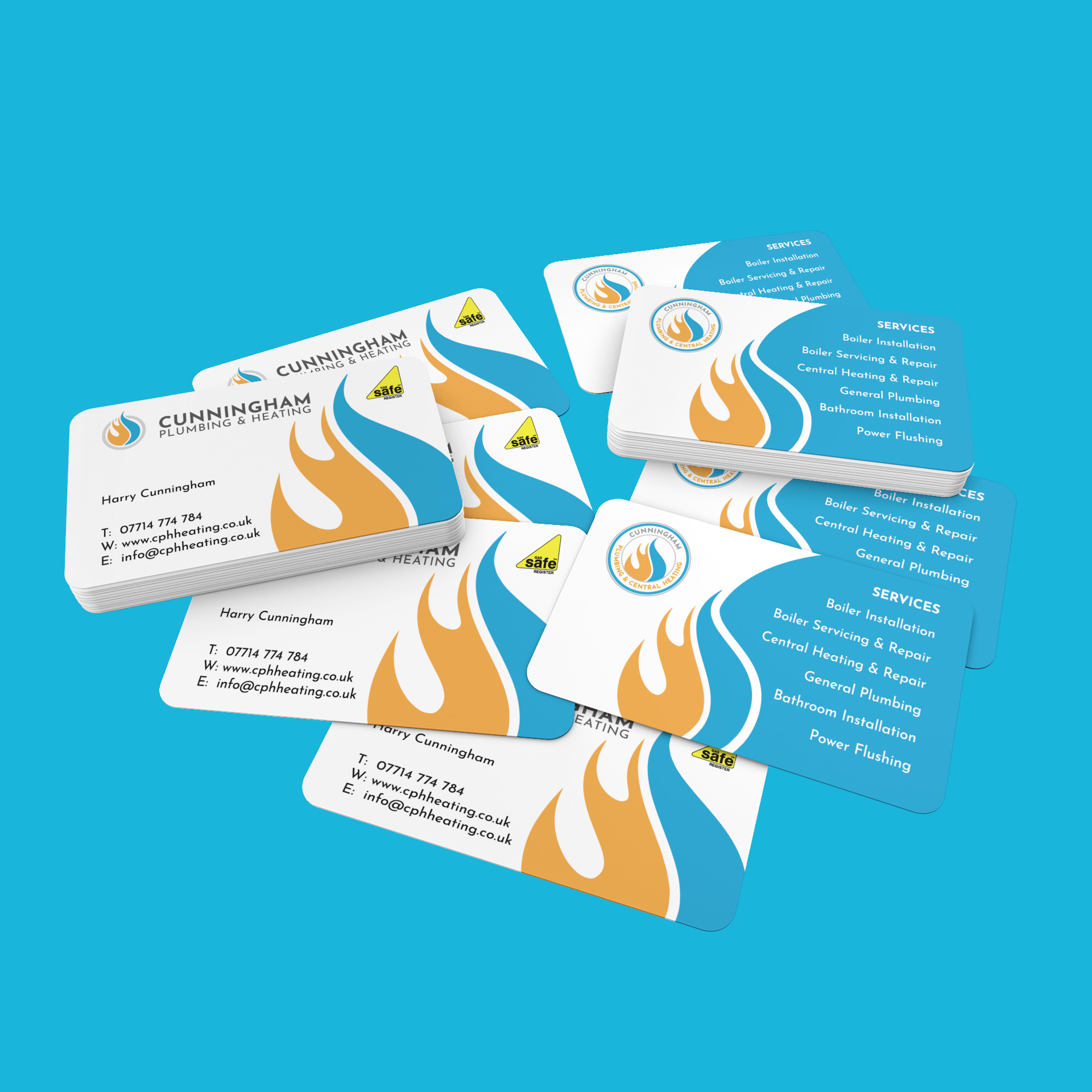 CPH Heating Business cards