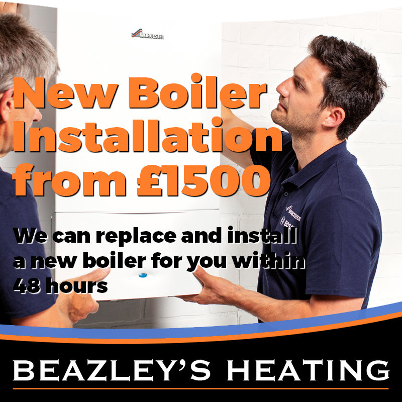 Beazleys Heating Post - new boiler installation