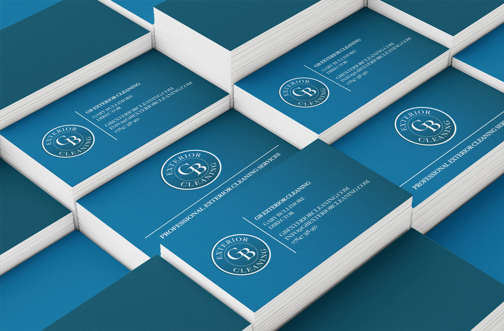 New Logo, Branding & Business Cards for GB Exterior Cleaning