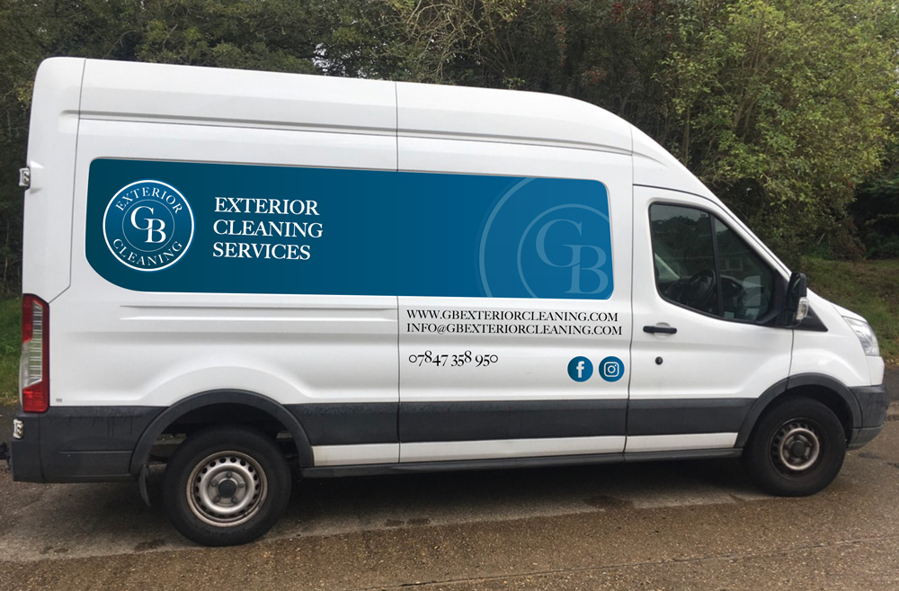 GB Exterior Cleaning van decals