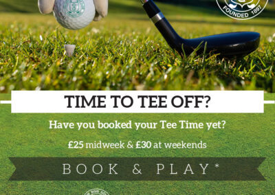 Theydon Golf time to tee off