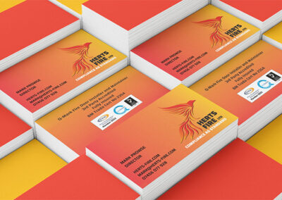Herts Fire Business Cards
