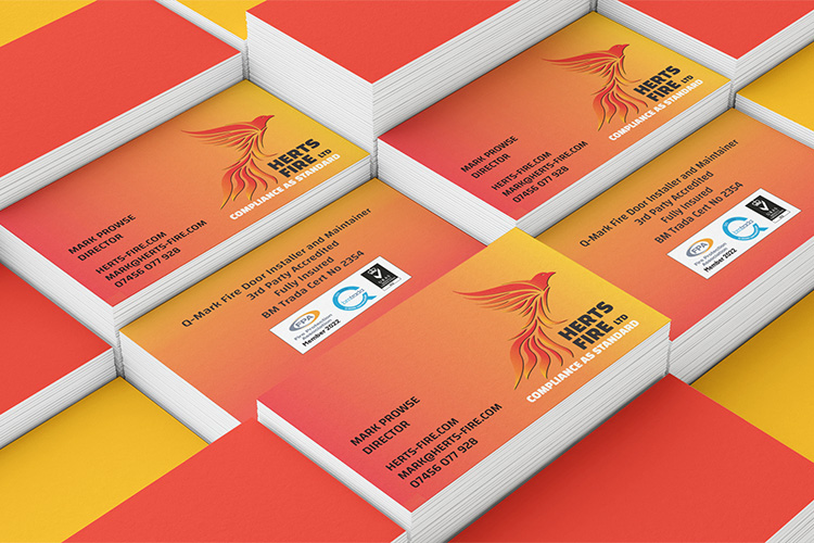 New Logo, Branding & Business Cards for Herts Fire