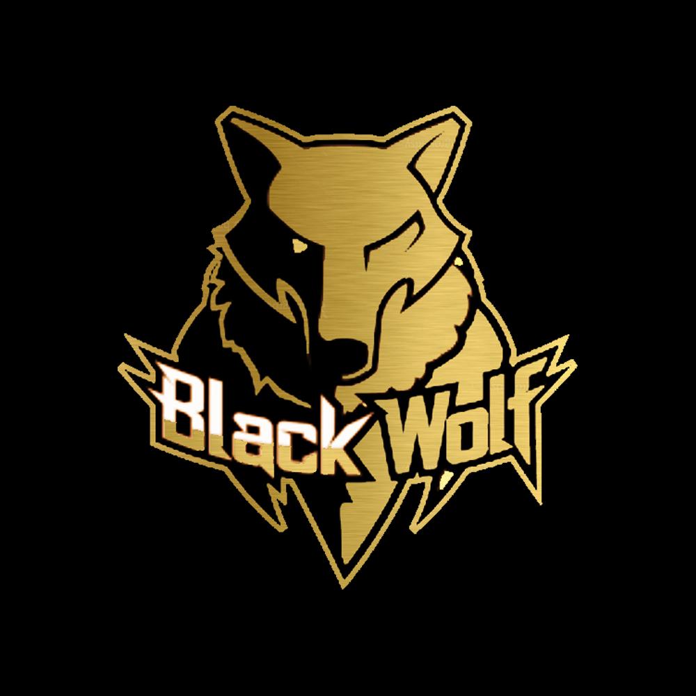 Black wolf logo