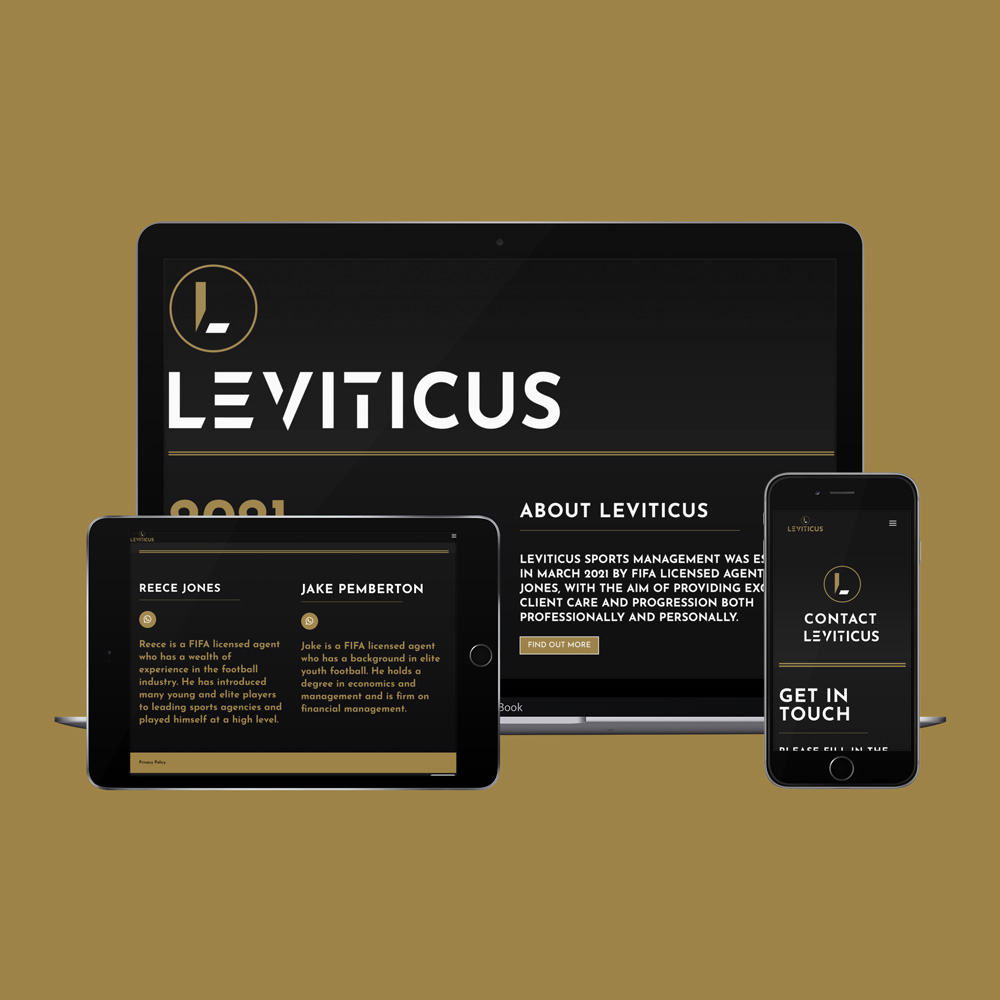 Leviticus website on multiple devices 